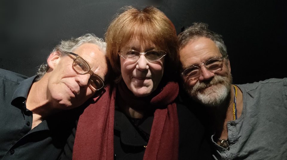 Musicians Billy Watts and Taras Prodaniuk with singer/songwriter Jennifer Warnes - 12.26.24